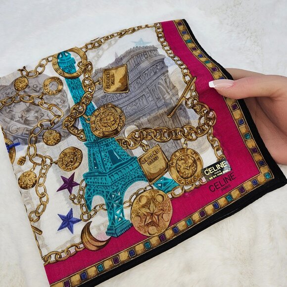 CΓ©line Designer handkerchief - Picture 1 of 9